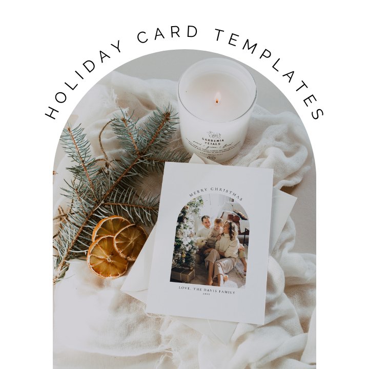 holiday card templates