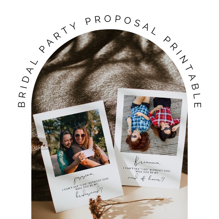 printable bridal party proposals