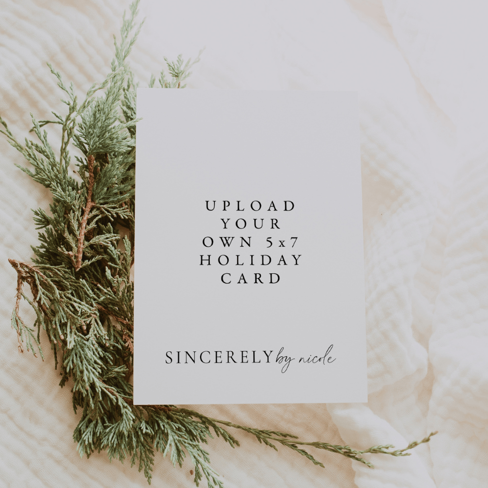 5x7" holiday card printing - SincerelyByNicole