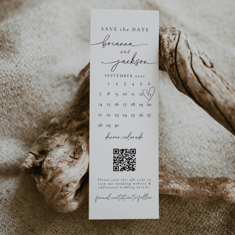 Canva Editable Photo Strip Save the Date OLIVIA - SincerelyByNicole