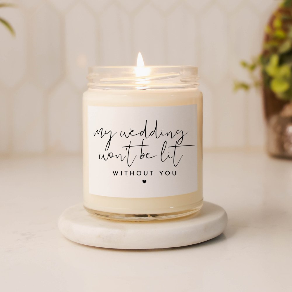 Modern Bridesmaid Proposal Candle - SincerelyByNicole