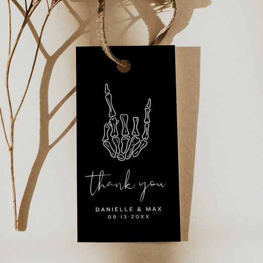 Rock n Roll Wedding Favor Tag CORDELIA - SincerelyByNicole