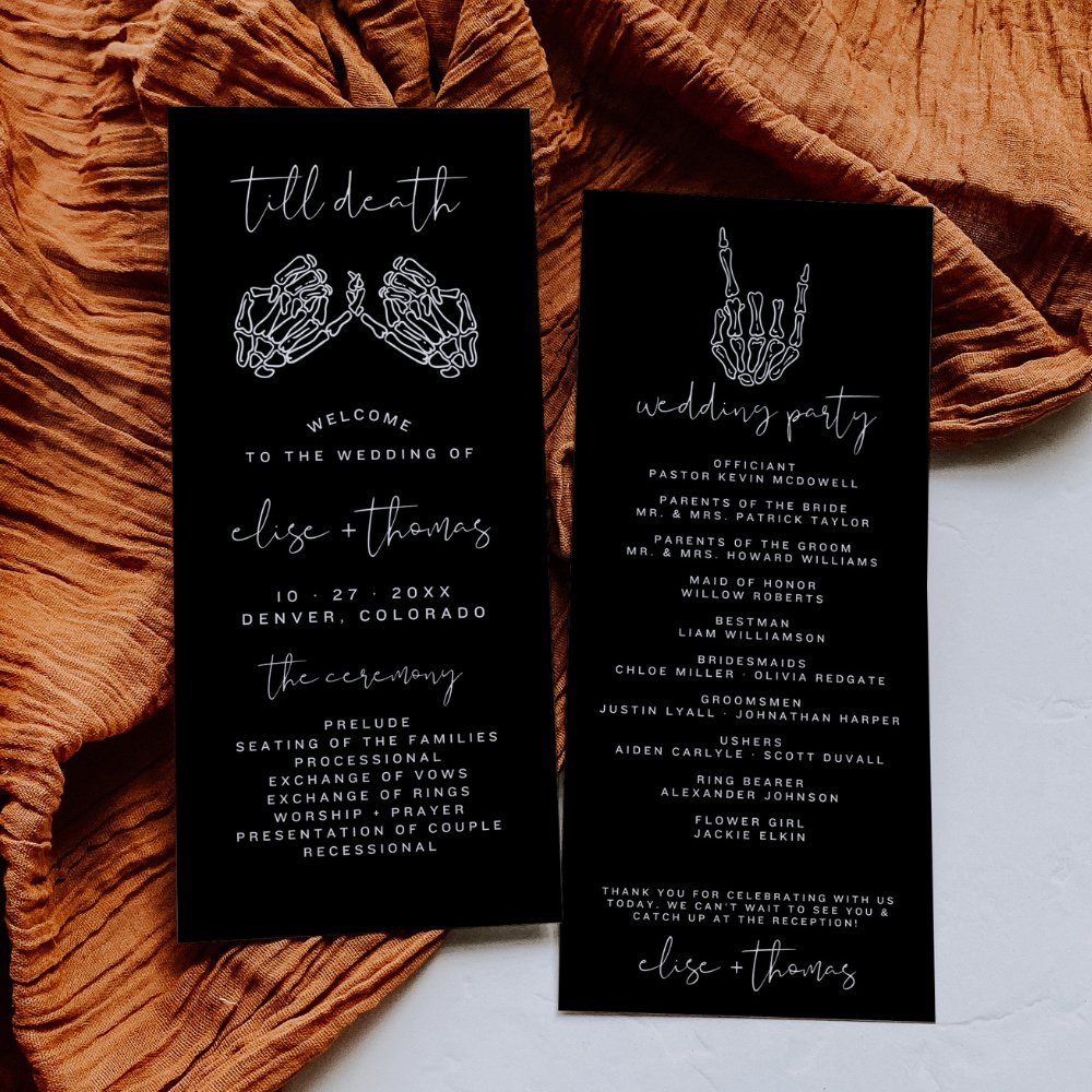 Till Death Wedding Ceremony Template CORDELIA - SincerelyByNicole